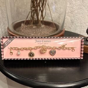 Heritage Collection Juicy Couture Gold Charm Bracelet